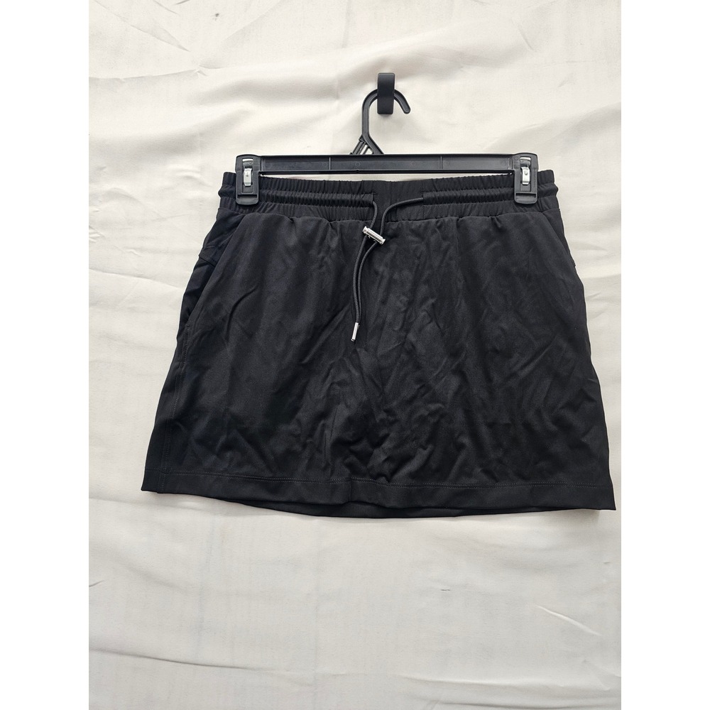 Member's Mark Womens Travel Skort Black Nylon Blend Athletic Size Small